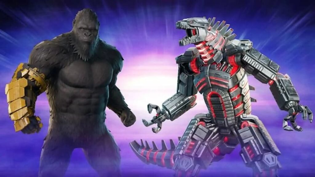fortnite mecha godzilla and king kong skins