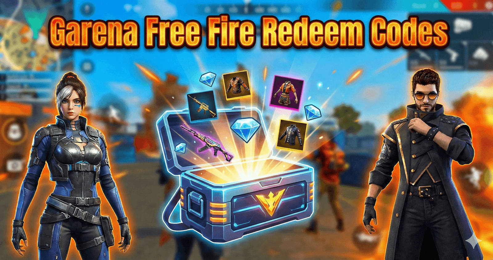 garena free fire redeem codes