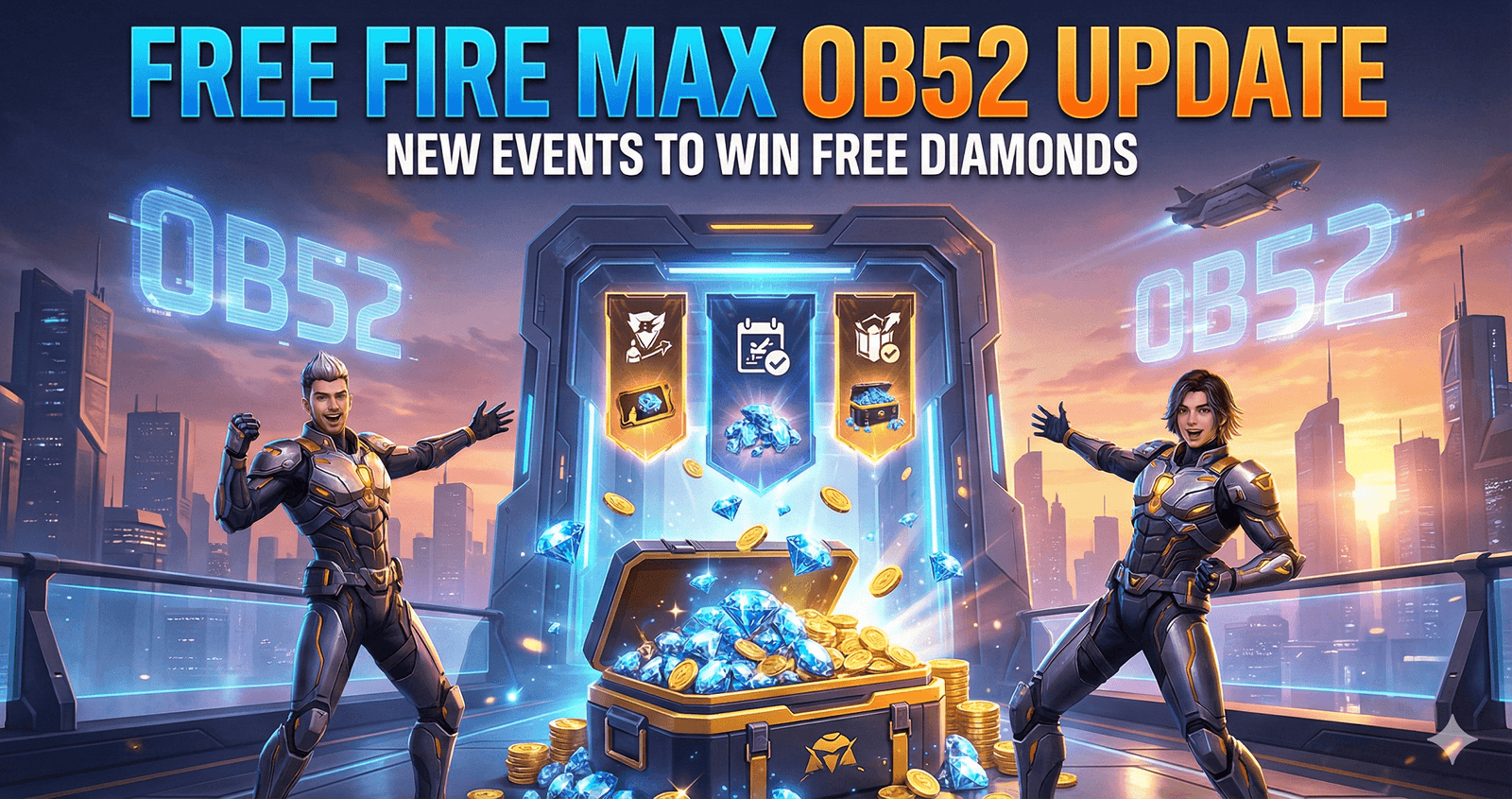 free fire max OB52 Update