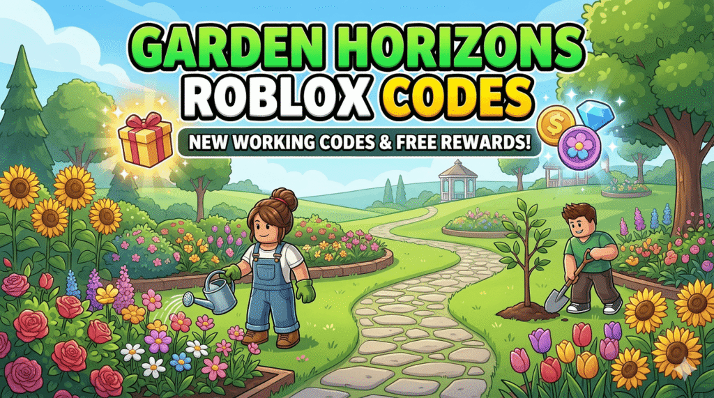 Garden Horizons Roblox Codes