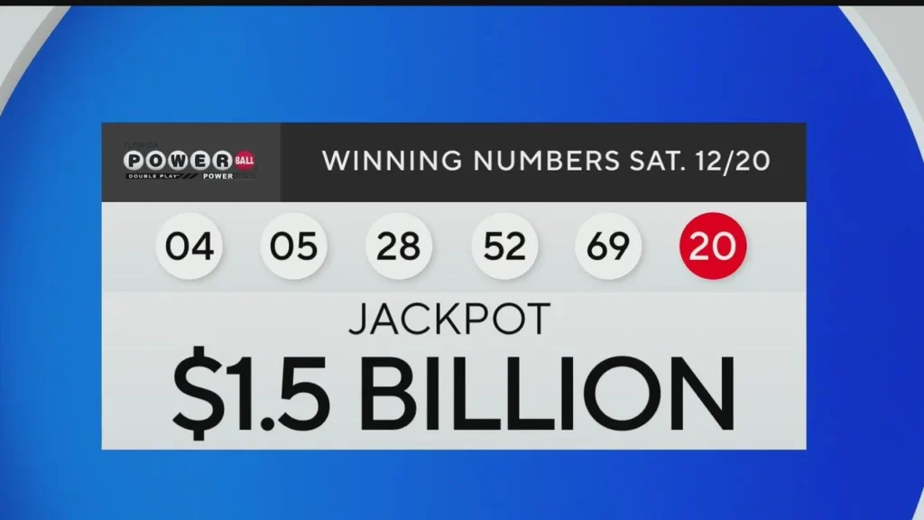 Powerball numbers last night