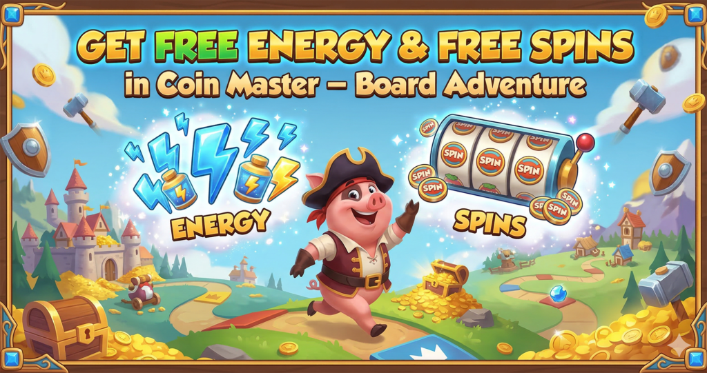 coin master board adventure free energy