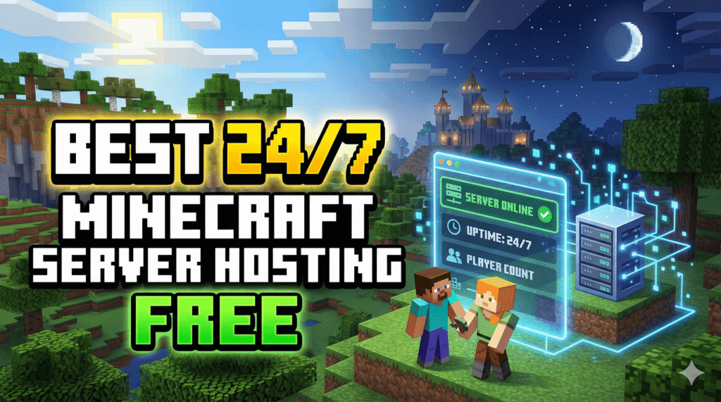 100% Free Minecraft Server Hosting 24/7 & Game Servers 2026 100% Free Minecraft Server Hosting 24/7 & Game Servers 2026