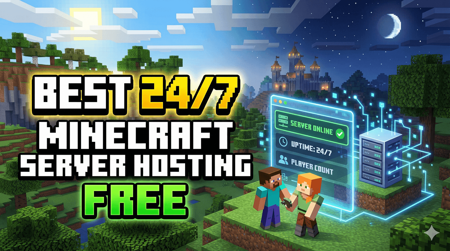 100% Free Minecraft Server Hosting 24/7 & Game Servers 100% Free Minecraft Server Hosting 24/7 & Game Servers