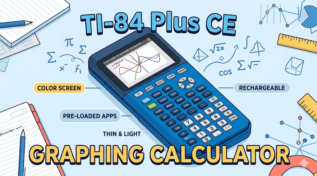 ti-84 plus ce graphing calculator