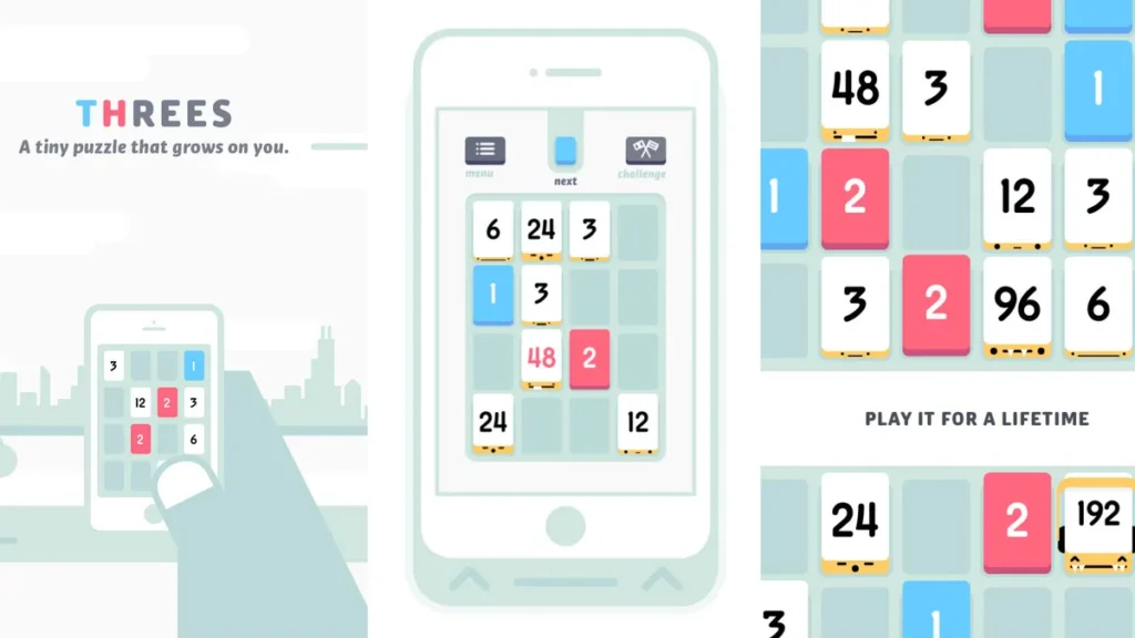 Threes Iphone Games