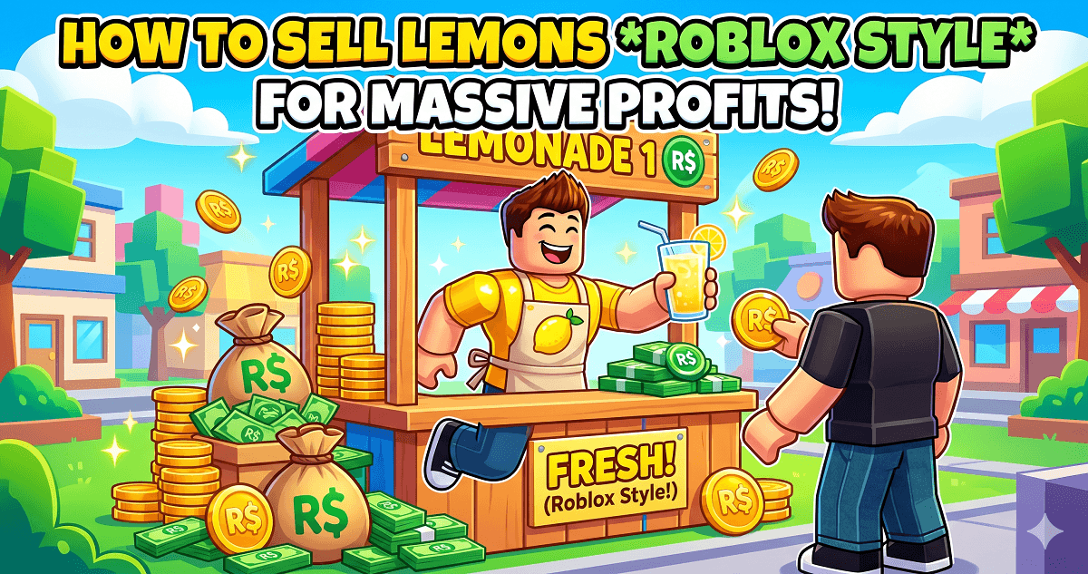 sell lemons roblox