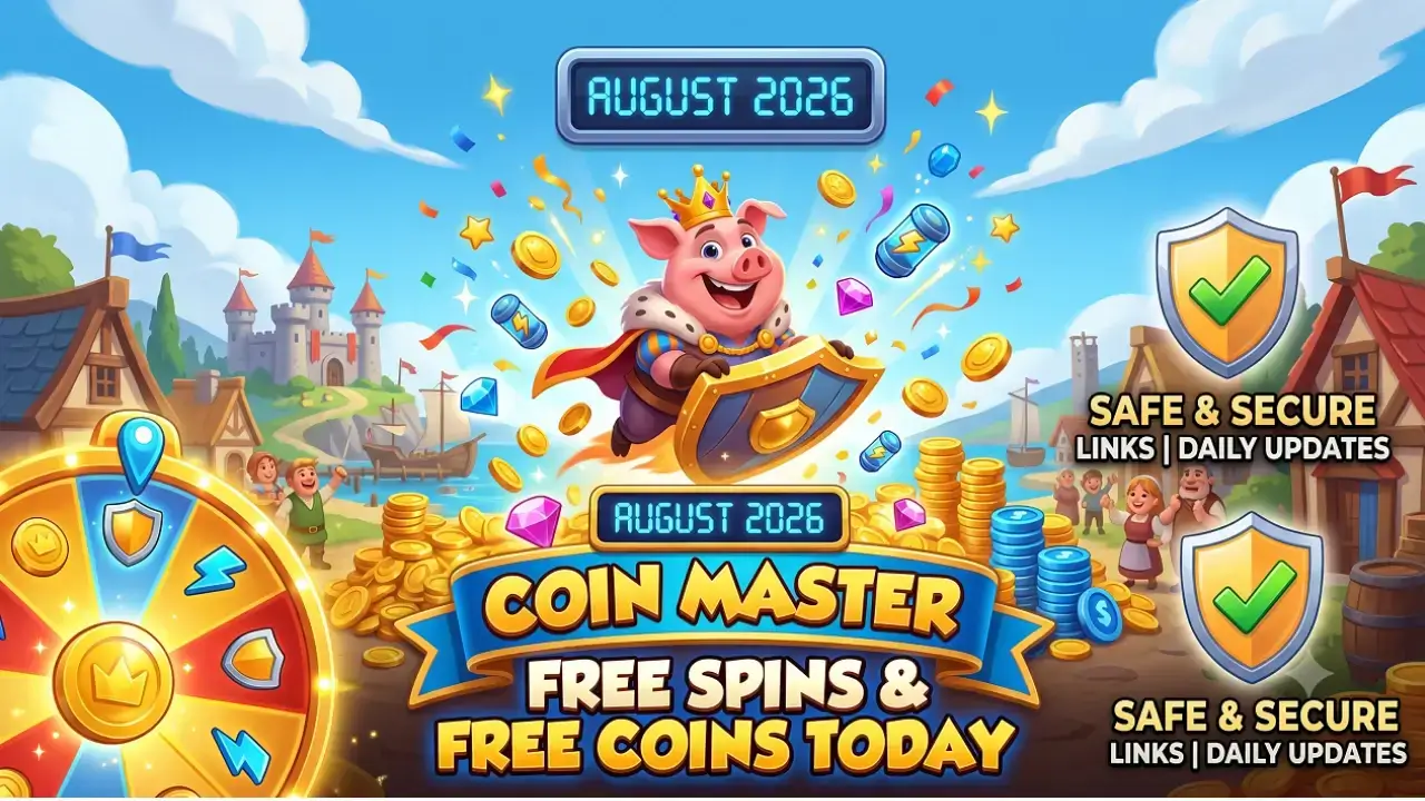 Coin Master: Kostenlose Spins & Münzen heute – Sichere Links (August 2026)
