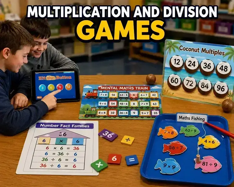 Multiplication and Division Games